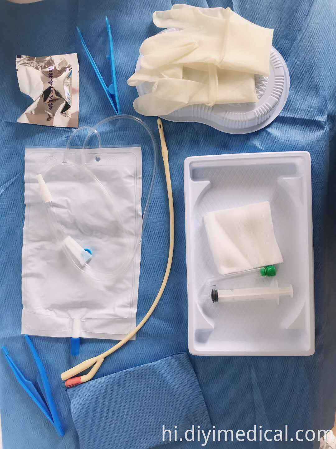 Urine Bag with Push Valve